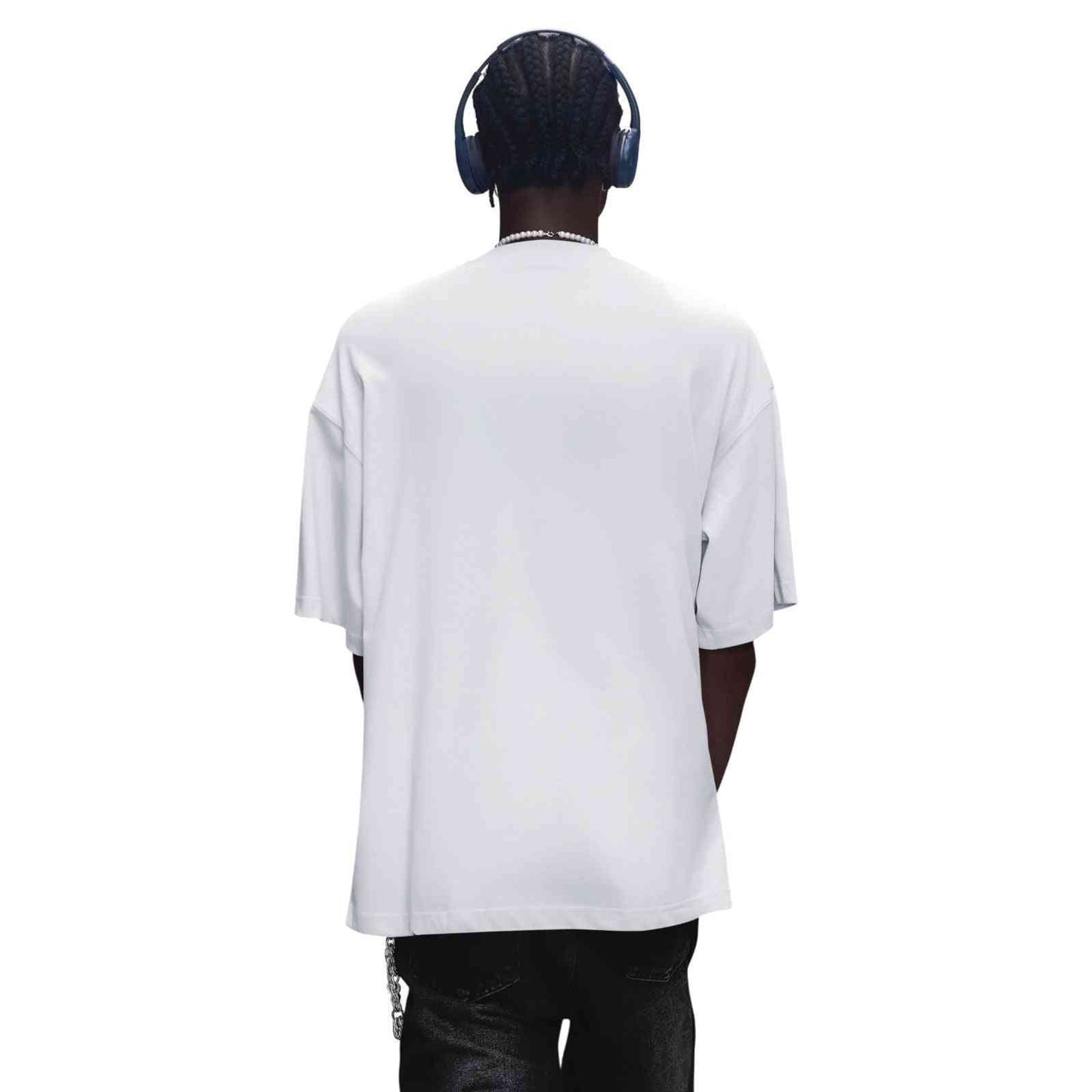Racer Vibes Oversize T-Shirt aus 100% Baumwolle mit Back- und Frontprint