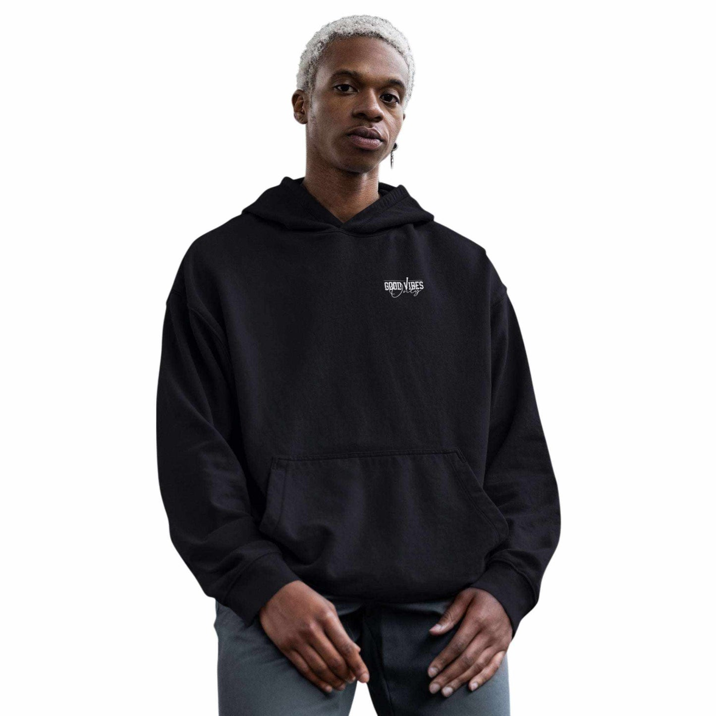 Oversize Fit T-Shirt aus 100% Baumwolle mit Front- und Backprint und langlebiger reaktiver Färbung