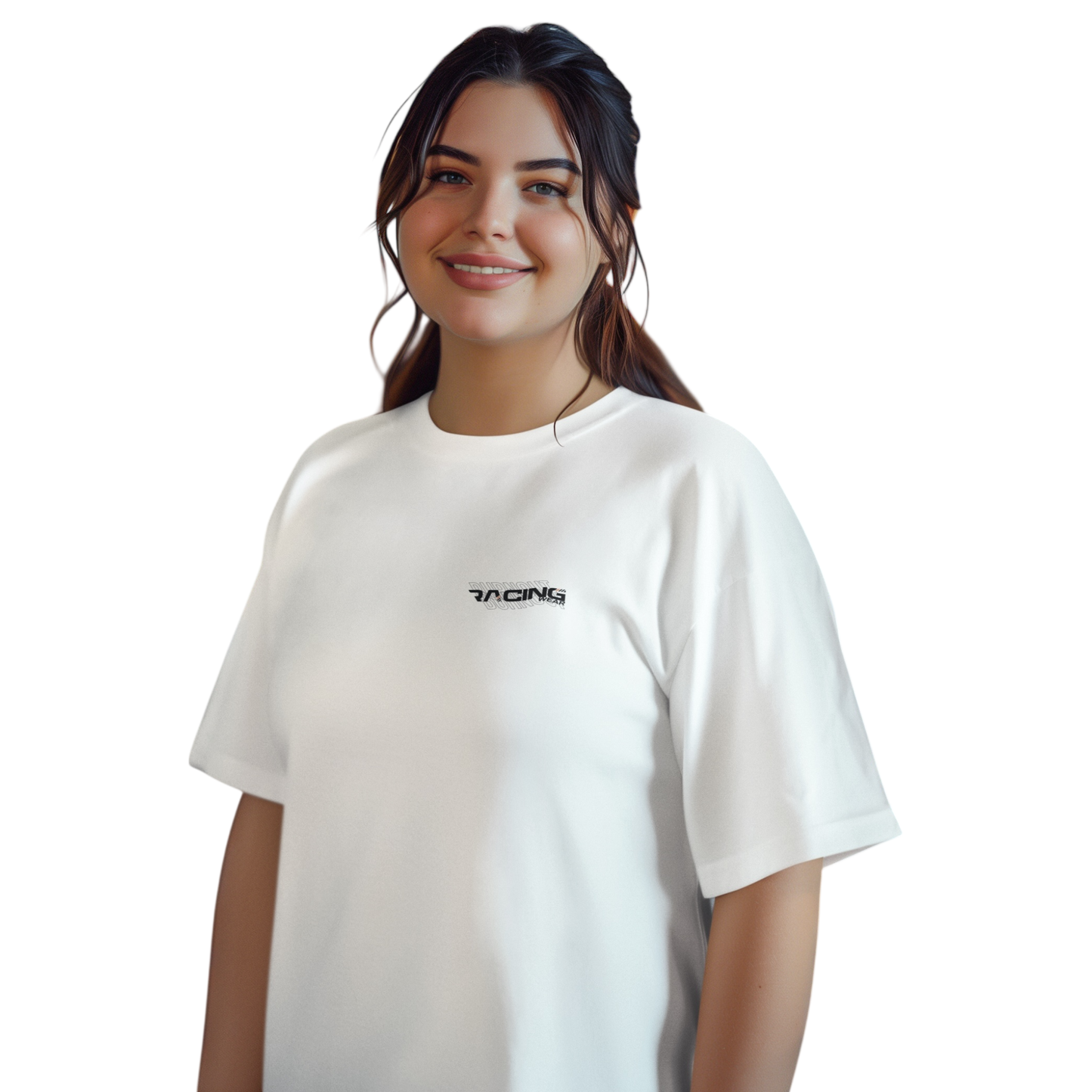 Oversize T-Shirt mit Skyline Street Vibes Druck aus 100% Baumwolle, reaktiv gefärbt für langanhaltende Farbe