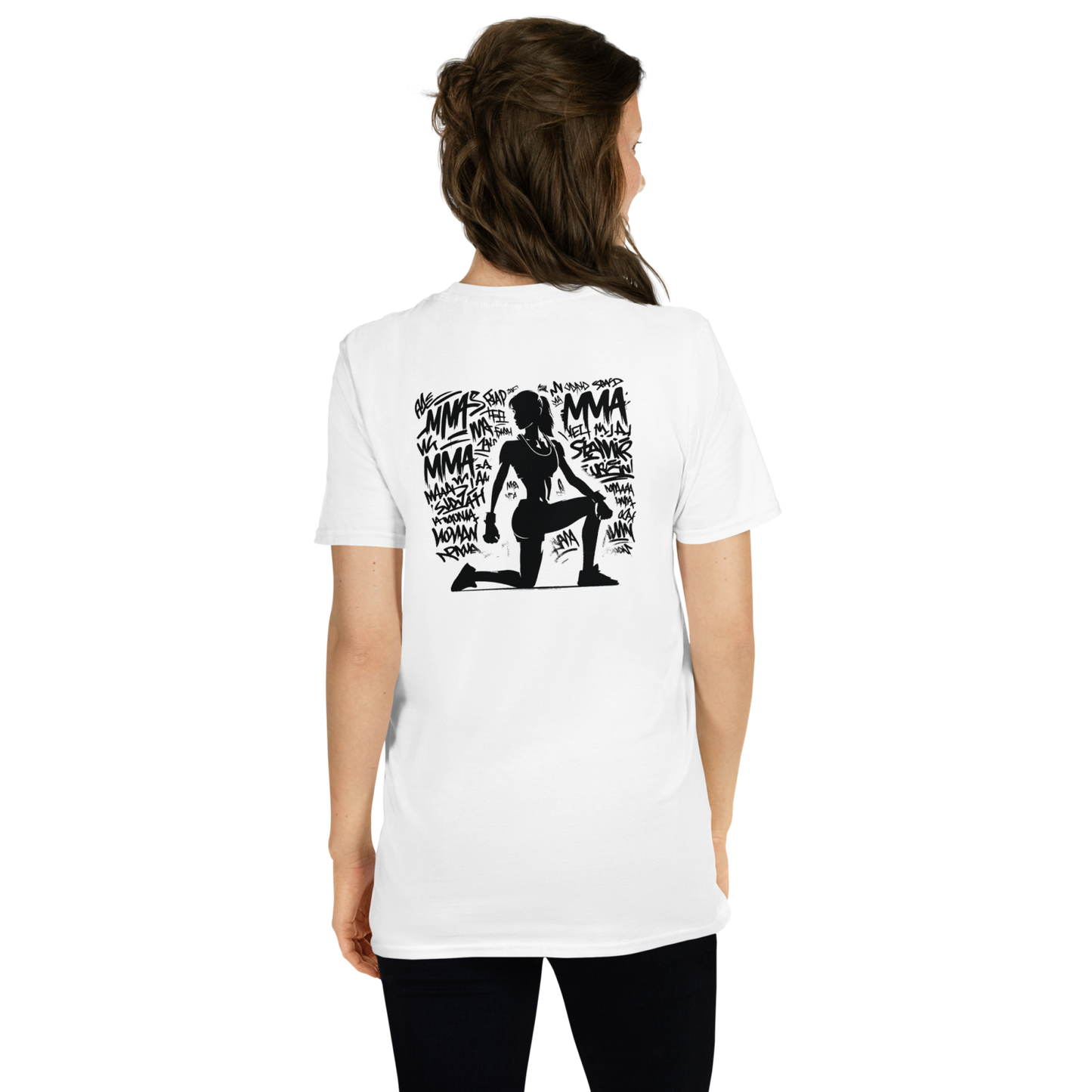 Gym Damen T-Shirt aus 100% Baumwolle, atmungsaktiv und knitterfrei für Sport und Alltag