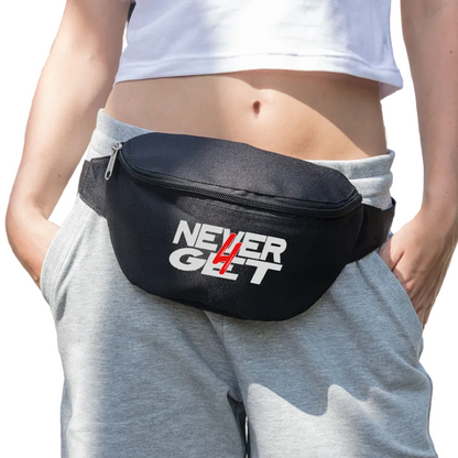 HIP BAG NEVER4GET aus 100% Polyester Oxford 600D, 23x18,5x7cm, 0,5 Liter Fassungsvermögen
