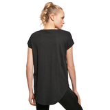 Shirt Damen Regularfit mit Frontprint aus 100% Baumwolle, reaktiv gefärbt